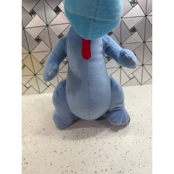Rare Huga Tuga 2008 Blue Dinosaur Plush Wearing Hat Children Kawaii 12in - Picture 2 of 9